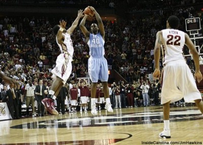 Harrison Barnes calmly knocks down the game-winning 3 on March 2, 2011 in Tallahassee