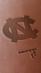 Leather Interlocking NC UNC Smartphone Wallpaper 1080 x 1920